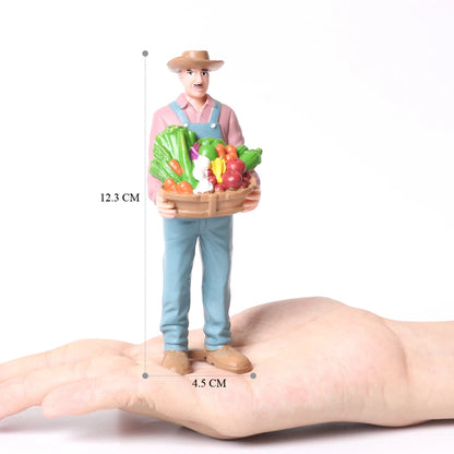 Realistic Professionals Pretend Career People Figures,Representing a Variety Of Occupations From Fire Fighter to Nurse Figurines