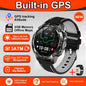 Smart Watch Men GPS Track High End watch Swim Waterproof Smart Watches Swim six axis sensor Sports Smartwatch 2GB Memory GPS Map
