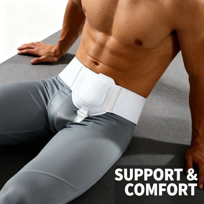 Recovery and Pain Relief of Truss Abdominal Hernia After Inguinal Support with Adult Adjustable Inguinal Hernia Support Belt