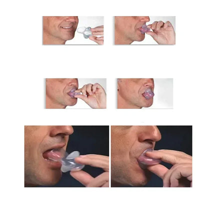 1PC Anti-snoring Mouthpiece Braces Silicone Anti Snoring Tongue Sleep Apnea Aid Stop Snore Tool Anti Snore Secure Sleep Gear