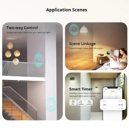 SONOFF ZBMINI-L2/ZBMINIR2 Zigbee DIY Smart Switch Module No Neutral Wire Require 2 Way Control Home Automation For Alexa eWelink