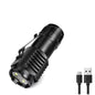 900000LM Powerful LED Flashlight Type-c Rechargeable Zoom Torch with Digital Display Handheld Flashlights for Camping Hiking