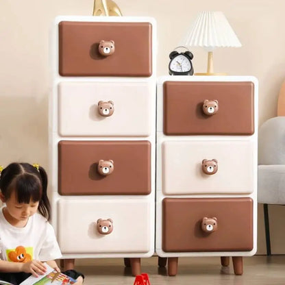 Cute Children Nightstands Nordic Pink Korean Children Nightstands Corner Cabinets Nachtkastje Kids Bedroom Furniture YN50CN