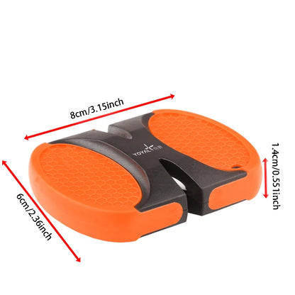 YOYAL Professional Outdoor Mini Knife Sharpener Ceramic and Carbide Knife Sharpening afiador diamante machines TAIDEA