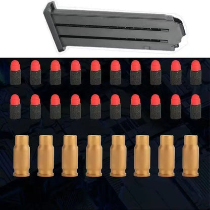 Newest 18 Shell Ejecting Pistol Soft Bullet Toy Gun Children Armas Shoot Outdoor Game Boys Gift