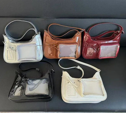 Koreańska Przezroczysta Torba Ita Bag JK Harajuku Duża Pojemność Torba Na Ramię Dla Kobiet Dziewcząt Torebka Y2k Kawaii Bolso Mujer