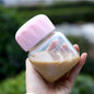 300ml Mini Glass Water Bottle Heat Resistance Transparent Drinking Bottles Cute Juice Coffee Milk Tumblers for Kids Student