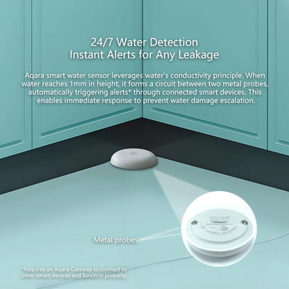 Aqara Water Leak Sensor SJCGQ11LM Zigbee Flood Detector Alarm Security Water Immersing Detector for Mijia Apple Homekit APP