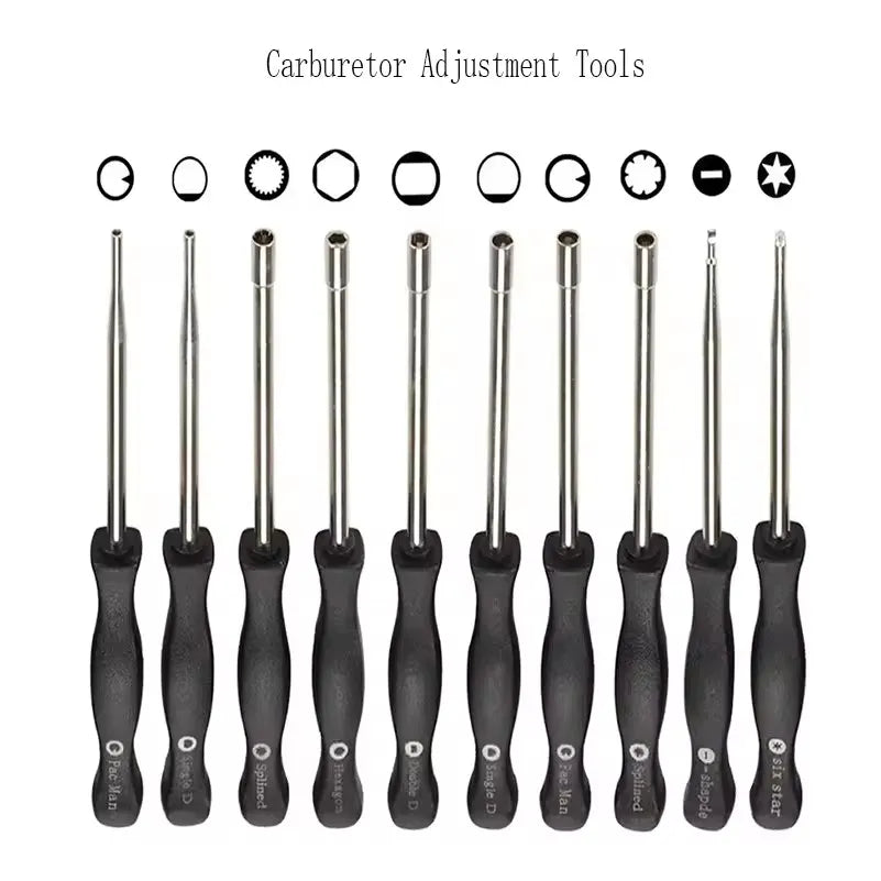 Carburetor carb Adjusting hand Tool Pac Man Double D Hexagon Hex Socket Screwdriver Driver Chainsaw Speed Adjustment Repair Tool