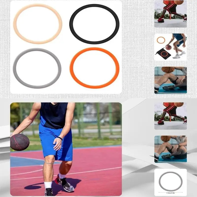 2Pcs Patellar Tendon Support Strap For Knee Pain Relief Knee Bands For Basketball, Running And Hiking, Silicone Patella Band