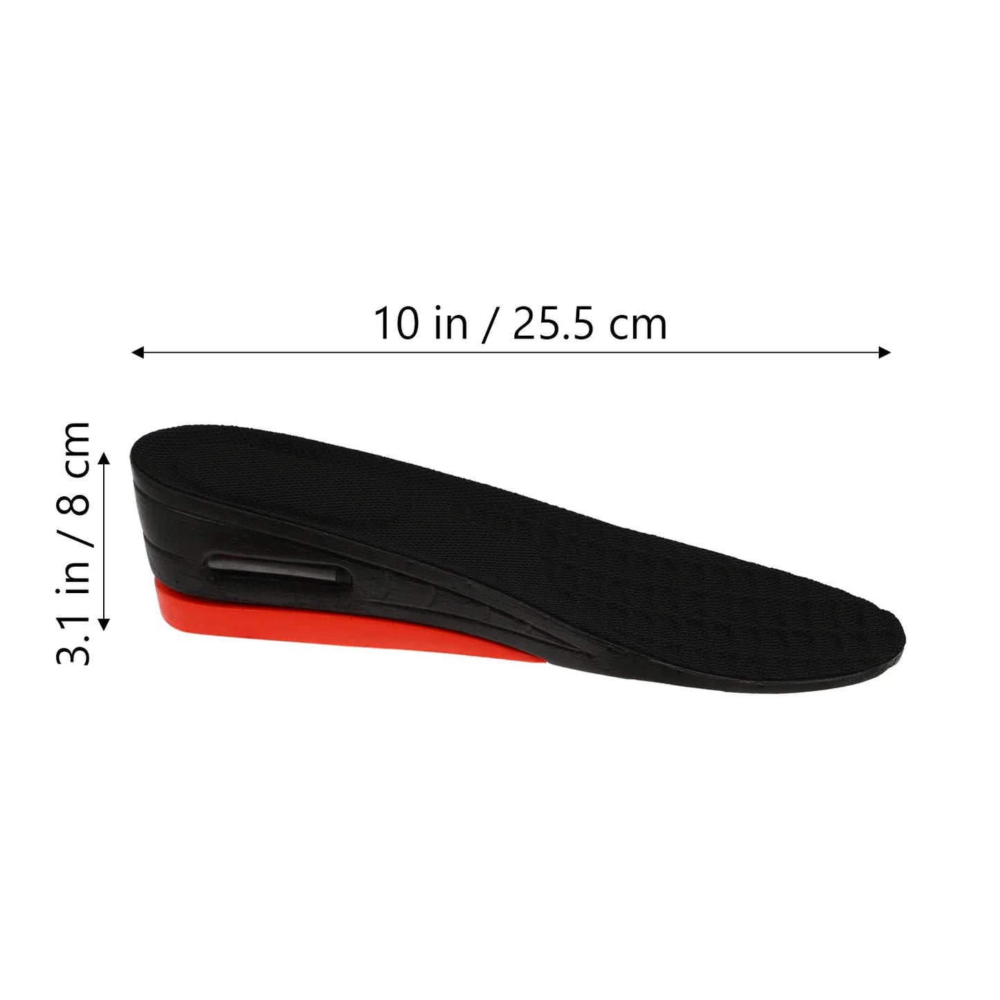 Height Increase Insoles Shoe Inserts Arch Support Invisible Pads For Women Foot Care Tool Silicone Cushioned Sole Trimmable