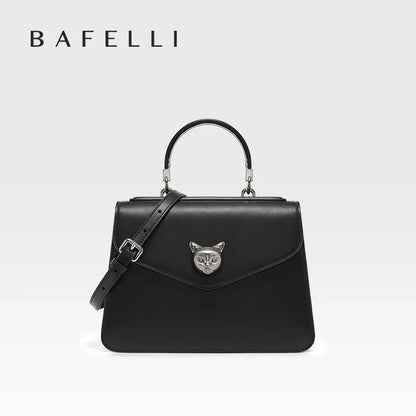 2025 BAFELLI CAT WOMEN'S NEW FASHION HANDBAG LADY STYLISH BUSINESS FEMALE LEATHER LUXURY BRAND CASUAL SHOULDER PURSE