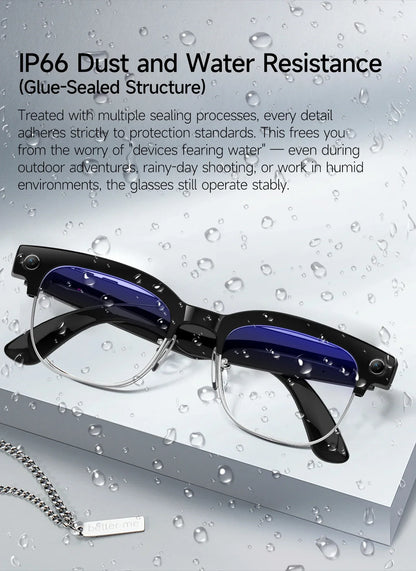 W630 800W HD Smart Glasses for Men And Women AI Intelligent Translation WiFi Transmission Photo & Video Recording Glasses