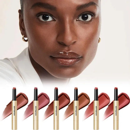 Solid Lip Gloss Mirror Lipstick Glaze Long Lasting Moisturizing Daily Beauty Makeup Refreshing Hot Pick Daily Lip Care Nourish