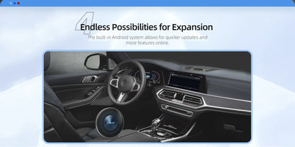 OTTOCAST i3 Carplay Ai Box Wireless CarPlay Adapter Android 13 QCM 6125 Play Store Netflix Youtube Video Box for BMW MG Hyundai
