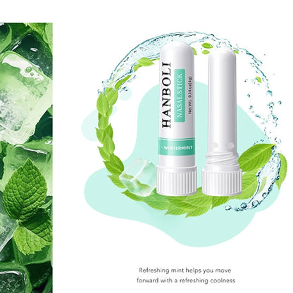 4Pcs Nasal Stick Boosts Focus Enhances Breathing Provides Fresh Sensation Aromatherapy Inhaler Prevent Drowsy Driving