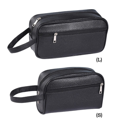 Men Wallets Retro PU Leather Business Handbags Vintage Wristlet Bag Mobile Phone Storage Coin Purse Fashion Woman Coametics Bag
