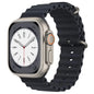 Ocean Strap for apple watch Band 44mm 40mm 45mm 41mm 49mm 46mm silicone correas bracelet iWatch series 7 5 6 3 se 8 Ultra 2 9 10