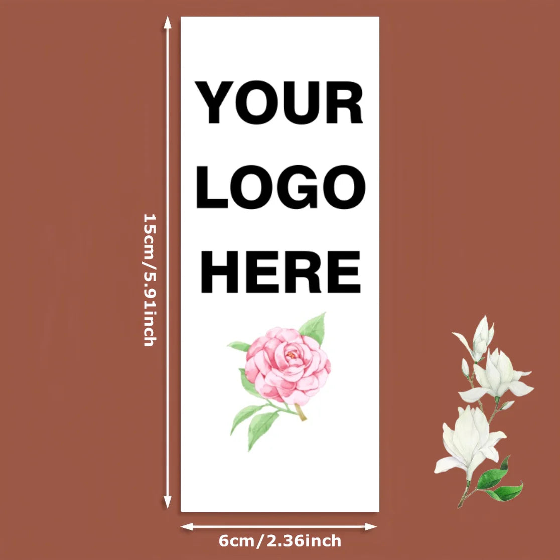 Customizable Sealing Stickers Oval Self Adhesive Waterproof Fade Resistant Logo Photo Text Business Wedding Holiday