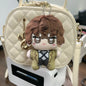 Anime Bungou Stray Dogs Plush Keychain 10CM Dazai Osamu Nakahara Chuuya Soft Stuffed Toys Birthday Gift