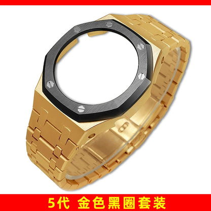 Mod Kit GA-2100 GM2100 Stainless Steel Case&Watch Strap For G-SHOCK Casioak GA2100 GMA-S2100 Replacement Metal Frosted Case Band