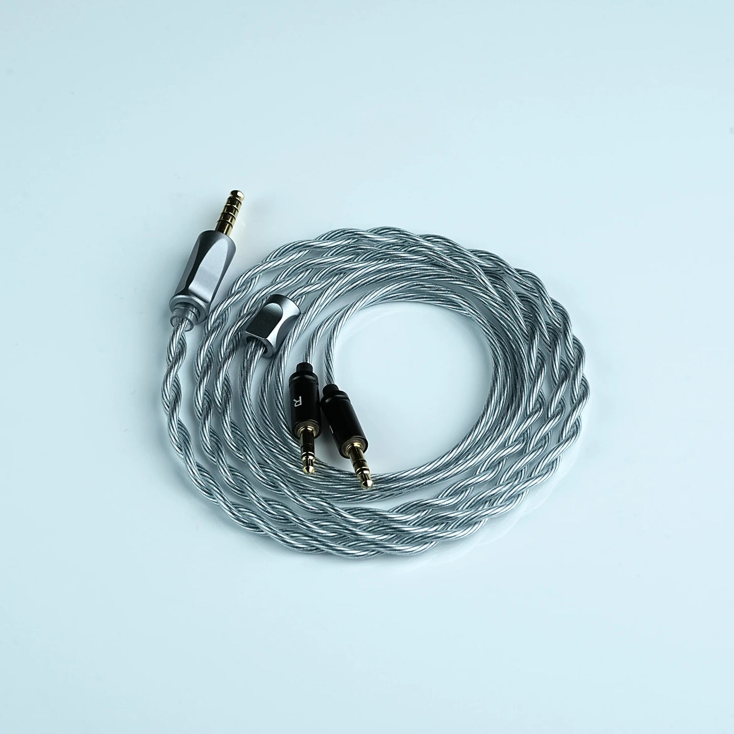 Trusted-50 Dual 3.5mm Upgrade Cable 3.5mm/4.4mm Balanced for Sennheiser HIFIMAN Audeze DENON SONY Fostex Headphones