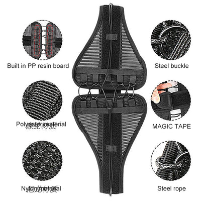 1pc Spine Sport Back Brace - Athletic Men's and Women's Workout Lumbar Corset for Exercising, Running, Golfing, Driving, Fishing