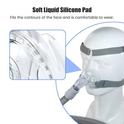 Universal CPAP Sleep Masks Nasal Mask Silicone Anti Snoring Masque Soft and Sealed CPAP Mask CPAP Accessories Health Care Tools