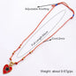 Boho Style Nature Cotton Cord Long Knotting Beaded Jewelry,Colorful Braided Rope Sweater Amulet Party Summer Beach Gift Supplies