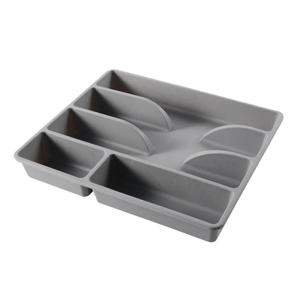 1Pc Kitchen Drawer Cutlery Organizer Silverware Holder Utensil Divider Box Plastic Flatware Storage Tray Home Restaurant Supply