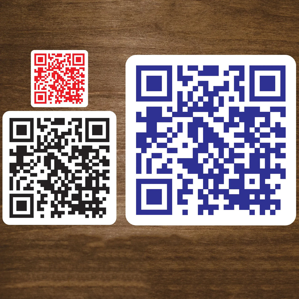 35/60PCS Personalized QR Code Stickers Upload Your Exclusive QR Code LOGO Images and Text Suitable for Weddings Birthday Parties