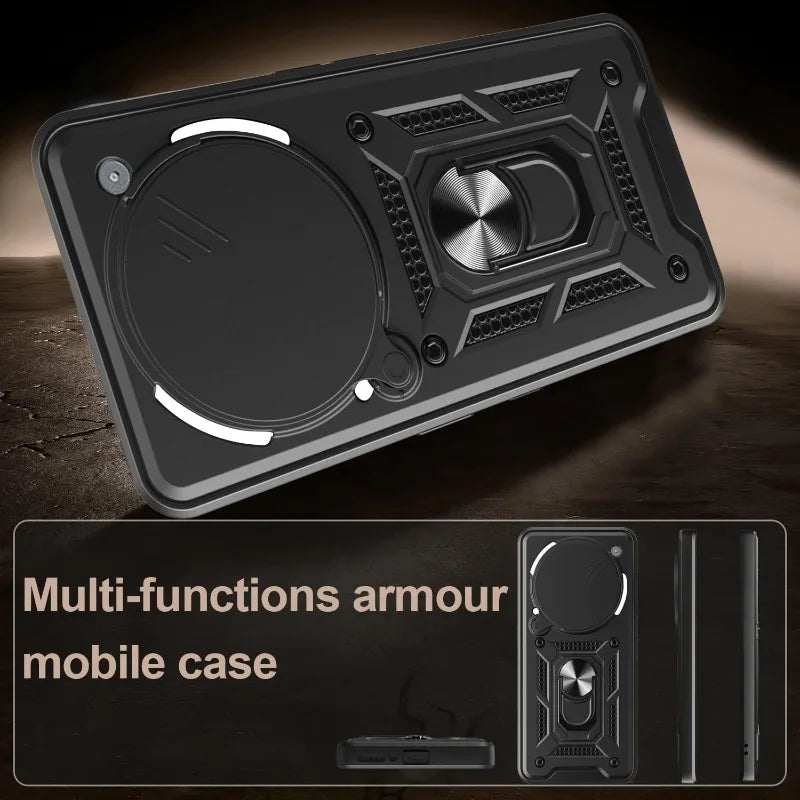 Case For Nothing Phone 3 3a Pro 2a Cover Lens Protection With Ring Magnetic Holder Coque Fundas