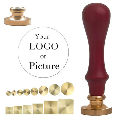Custom Stamps Wedding Initials Stamp Wax Seals Stamps Customize Your Own Logo Gift Stamps Replaceable Handles Invitation Stamps