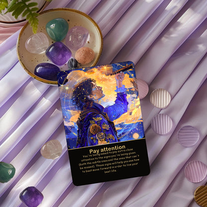 Akashic Oracle Cards, Energy Healing Oracle Deck, Record-Keeping Oracle Cards, Tarot Starter Deck, Karma Cleansing Oracle Cards