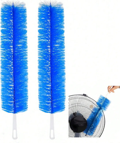 Fan Cleaner Brush,Fan Brush Cobweb Duster Microfiber Duster Ideal For Ceiling Duster, Household Duster Curtains,Fan Cleaner For Box Fan(2PCS)