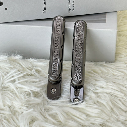 Fidget Slider Push Fried Stick PPB Desk Toy Adult Decompression Metal EDC  Metal ADHD Leisure Tactile CoinsGifts