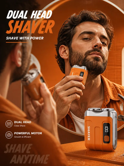 Electric Shaver Waterproof men,mini portable electric shaver accessories,rechargeable heads replacement