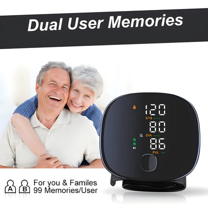 Sphygmomanometer Wrist Type Health Test BP Household instrument Blood Pressure Digital Monitor Heart Rate Health Measurement
