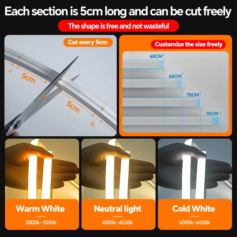 LED flexible silicone light strip embedded 24V waterproof tubing linear lamp concealed installation flexible soft light strip
