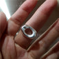 Korean Fashion Cute Heart apple Star Geometric Open Metal Ring For Women Y2K Gothic Creative Charm Grunge Jewelry Accessories