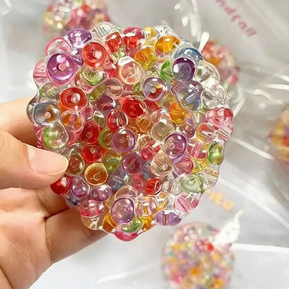 Ice Bead Squishy Balls Super Soft Mochi Fidget Toy Slow Rebound Texture for Anxiety Relief & Relaxation Squeezing Soothing Toy