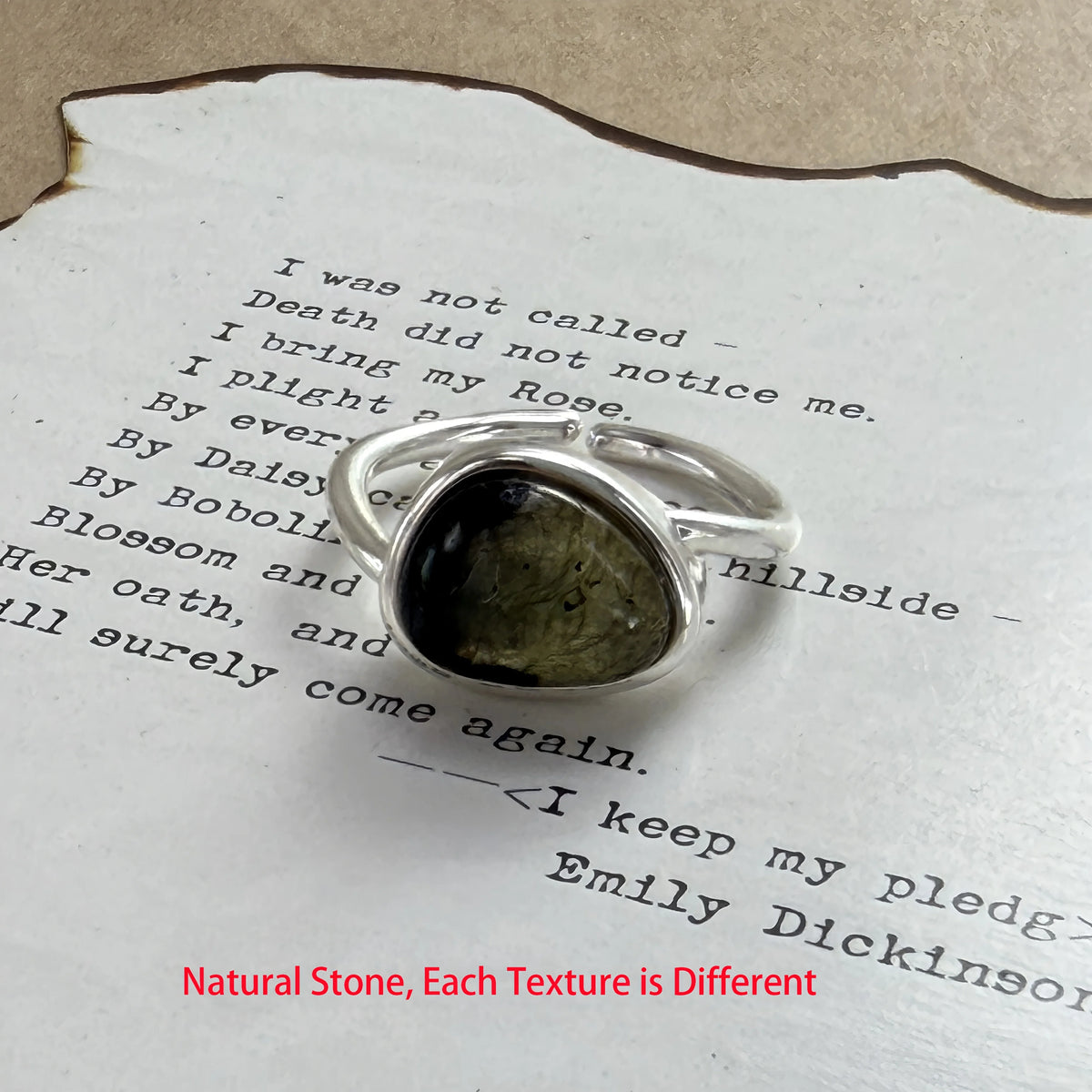 PANJBJ 925 Sterling Silver Lotus Ring For Women Retro TextureJewelry Irregular Creativity Adjustable Jewelry Party Gift Dropship