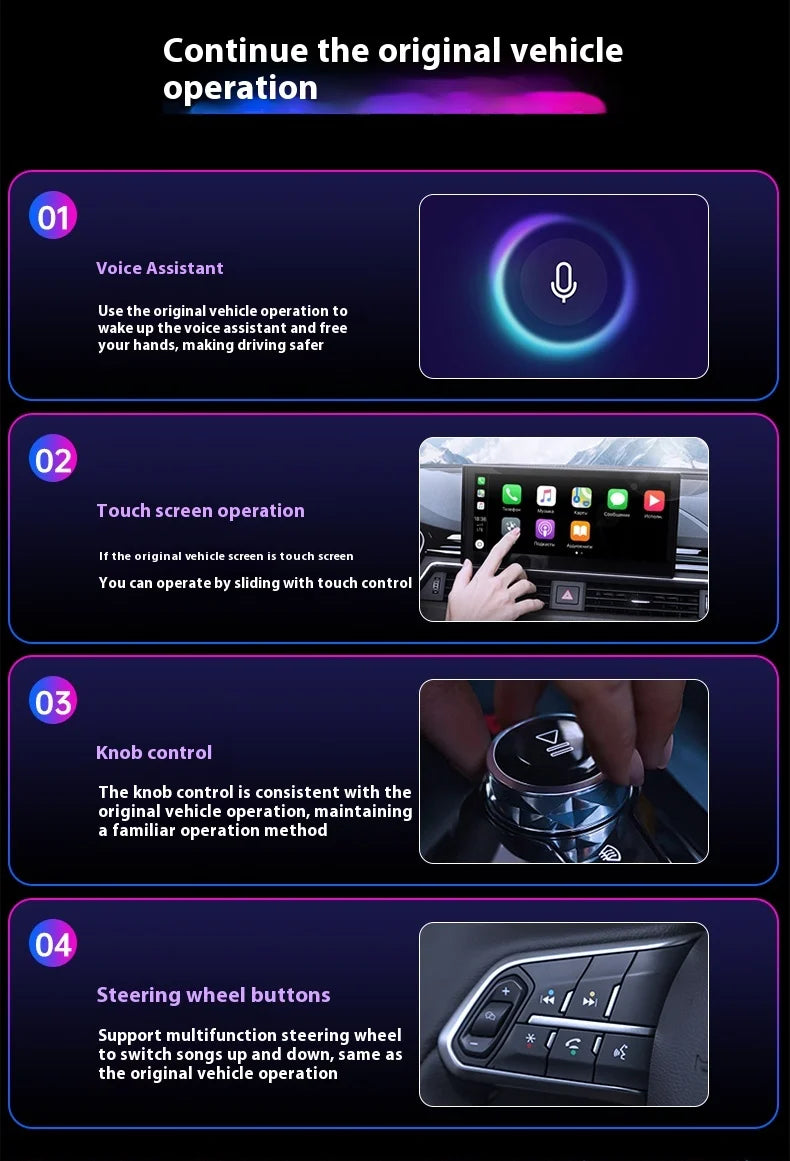 3in1 Ai Box 4G For apple android auto wireless carplay adapter Adaptor For netflix Youtube 4k Ai Box android 13 8+128G WIFI