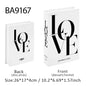 Open Luxury Fake Book Storage Box Home Decor Fashion Paris Decorative Books Interior Decoration Coffee Table Bedroom Ornaments