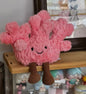 *JC Kawaii Coral Coconut Lemon Plush Toys Doll Coconut Soft Decor Guitar Plush Soothing Bedroom Companion Decor Exquisite Gifts