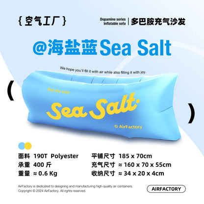Portable Inflatable Sofa Air Lounger Lazy Couch for Outdoor Camping Hiking Beach Music Festival Travel Picnic Backyard Waterproo