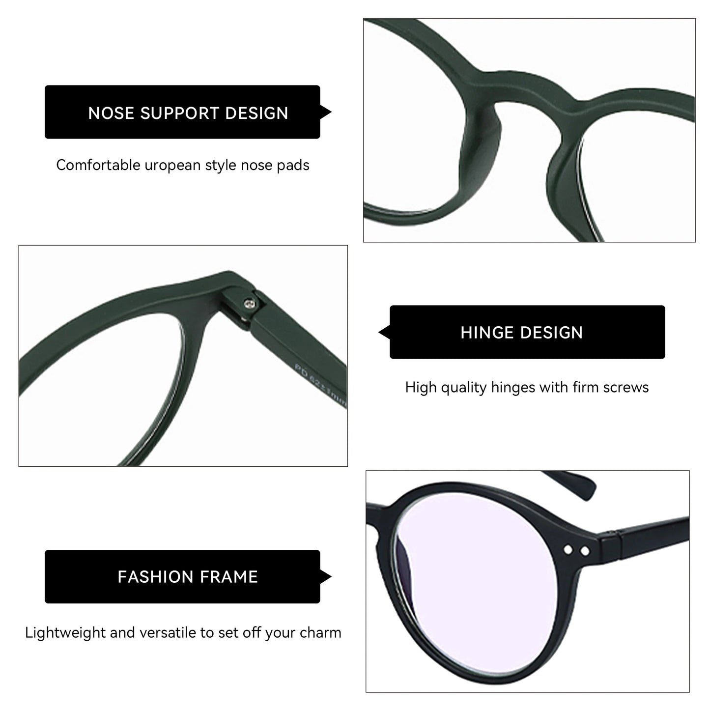 ZENOTTIC 2026 Retro Reading Glasses Anti Blue Light Blocking Readers Fashion Lightweight Eyeglasses Women Men Diopter 0 to 4.0