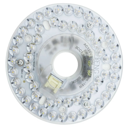 LED Ring Panel Circle Light AC 110V/220V 15/18/24W Replacement Round Ceiling Board Circular Lamp Board Ceiling Fan LED Module