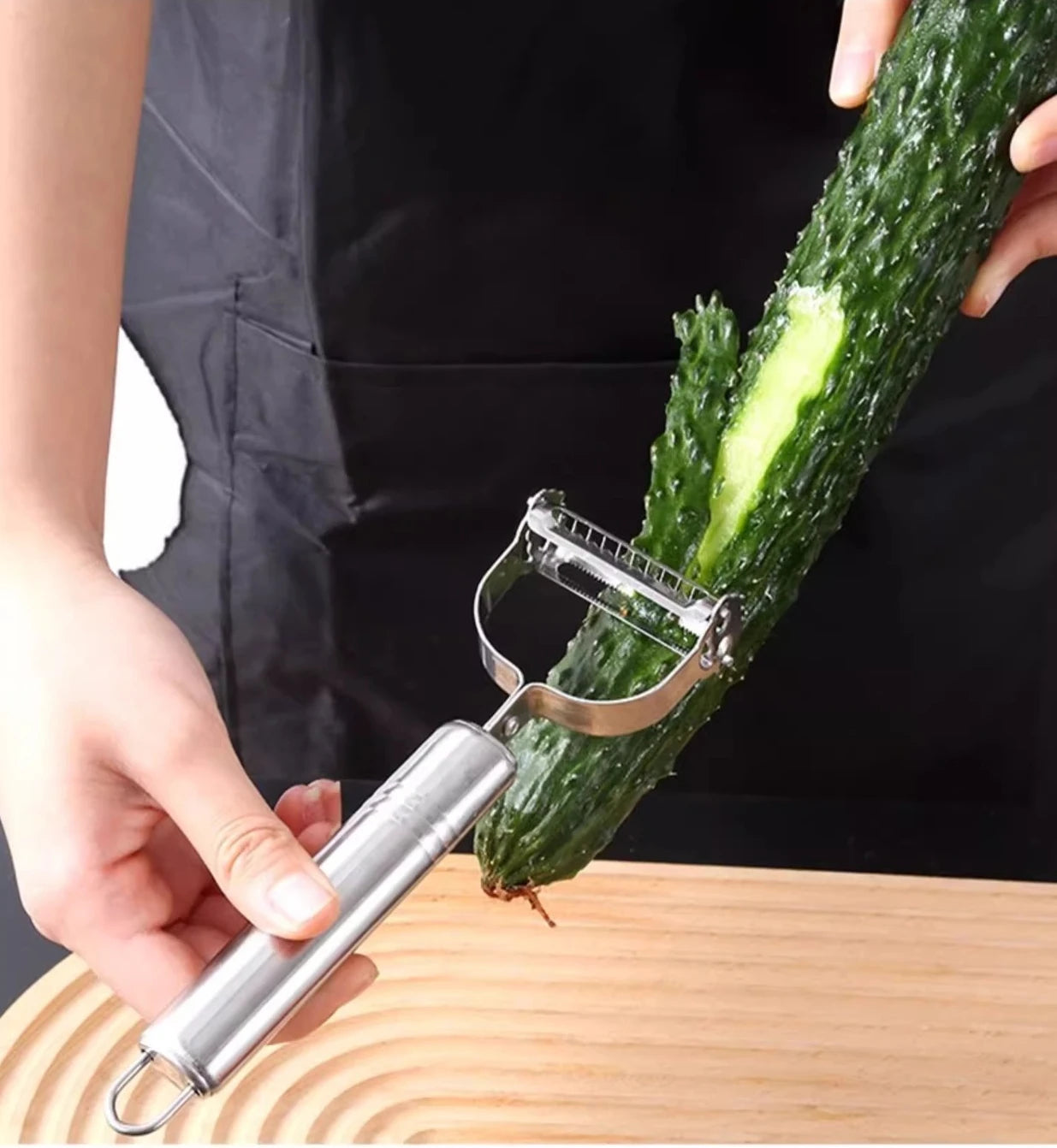 Stainless Steel 3-in-1 Peeler Grater Household Kitchen Multifunctional Double head Peeling Knife Fruit and Vegetable Melon