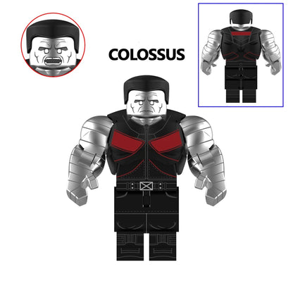 7.5CM Big Size Movable Figure Hulk Lizard Rhino Thing Colossus Hulkbusters Infinity War Model Building Blocks Toys Action Bricks